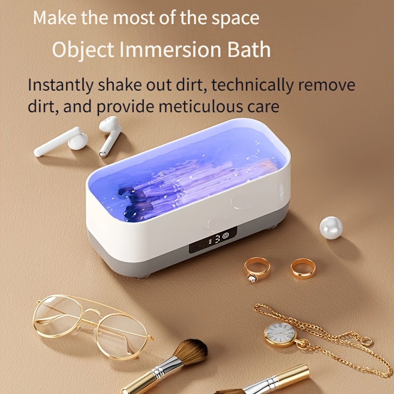 feiyba 1pc chemical free   technology cleaner machine high frequency vibration for watches jewelry glasses makeup brushes dentures usb rechargeable with   durable     Product details 5