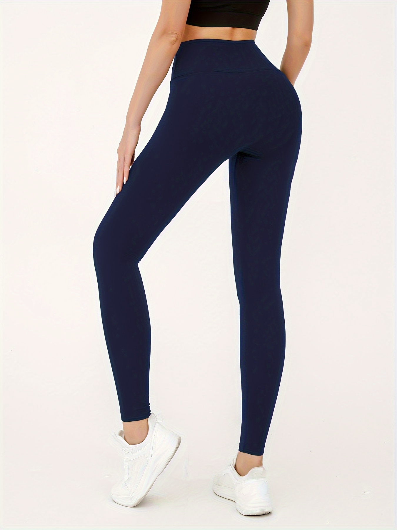 Legging Femme Taille Haute Ventre Plat Gym Running - Coton Stretch Multicolore