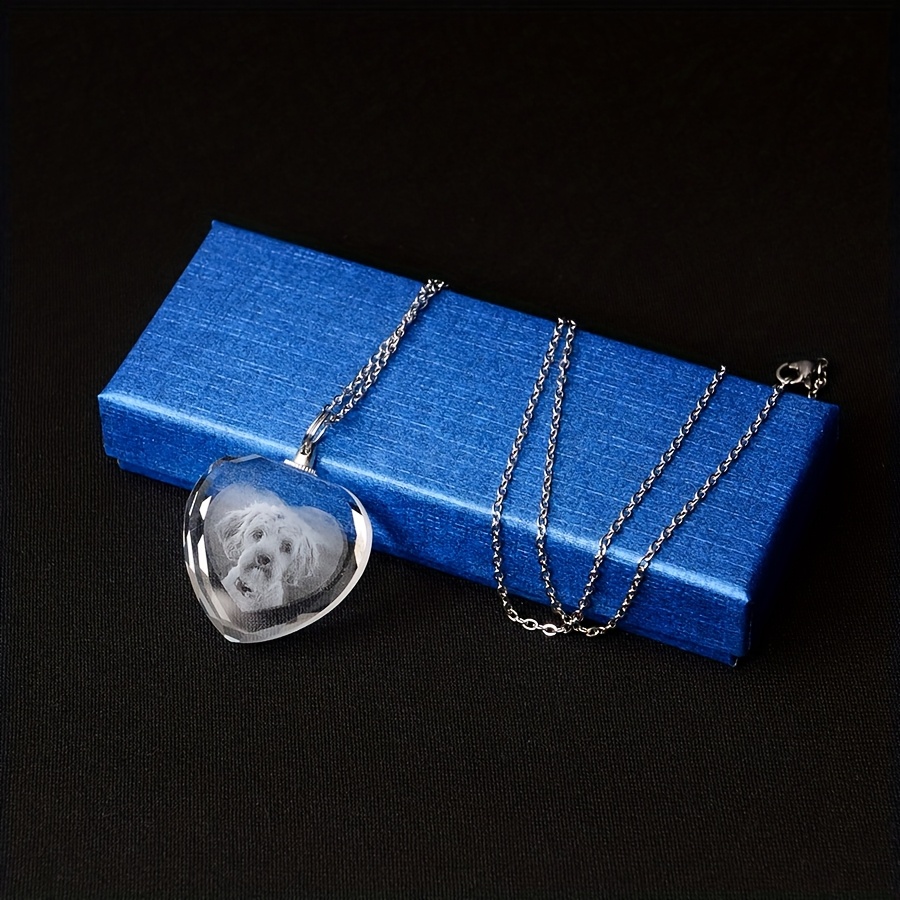 Surprise Custom Photo Necklace — Heart Shape Commemorative Gift