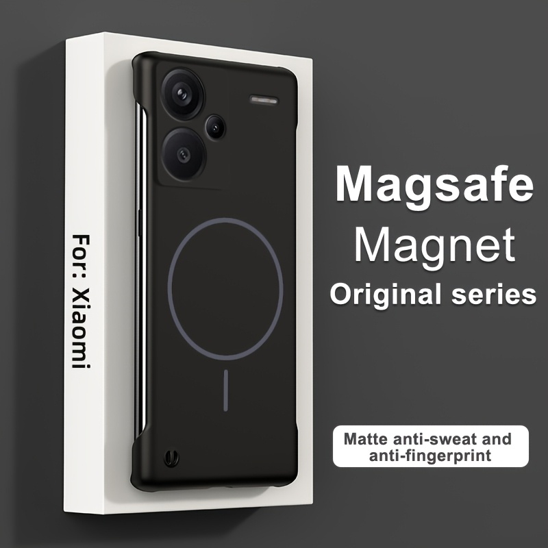 TEMU Phone Case - Ultra-thin Borderless Magnetic Phone Case Suitable For Xiaomi Redmi Note 13 5g Note 13 Pro Note 13 Pro Plus, Anti-fall And