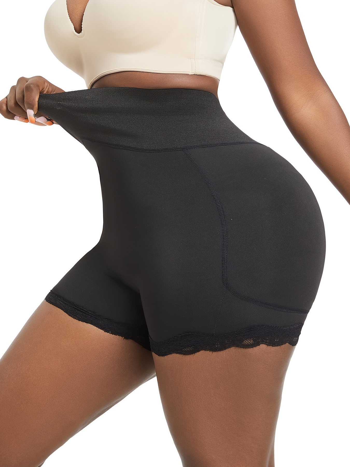 Women's Mesh Padded * Butt Shaper Butt Lifter Boyshort Panties, Hip  Enhancer Shapewear Panties, Women's Lingerie & Underwear