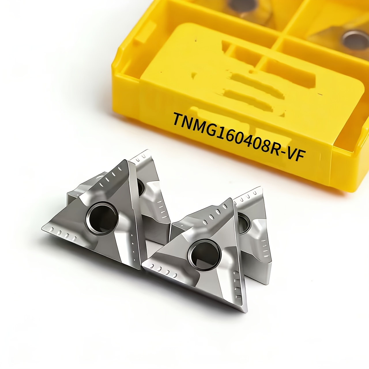 Produktbild von 10er-Set Quadratische Hartmetall-Wendeplatten 11x11x2 Mm – 30° Für Fräsköpfe & Hobelmaschinen