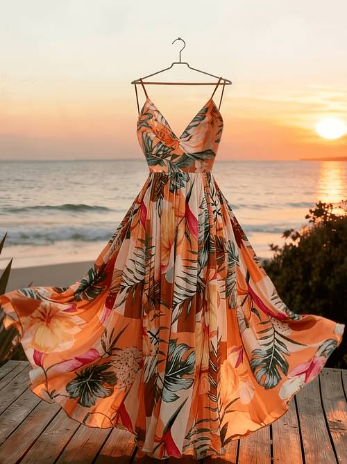 womens floral print sleeveless dress casual