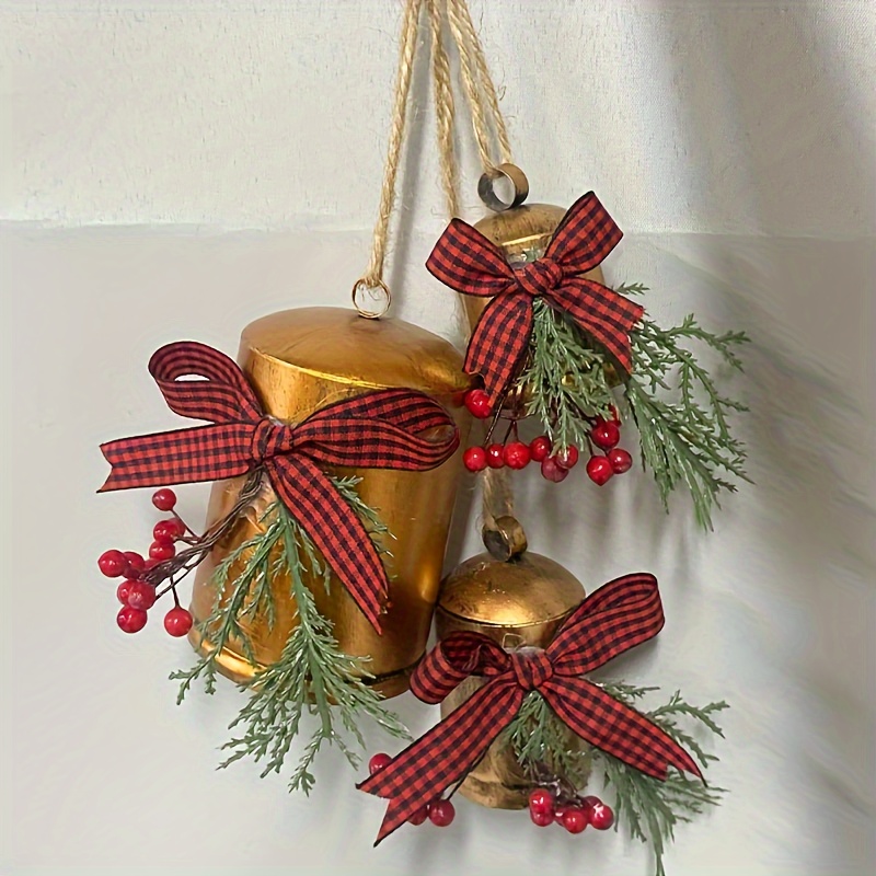 * antique bell ❀ *  アンティーク 赤いベル  オーナメント antique bell ❀ * アンティーク 赤いベル オーナメント
