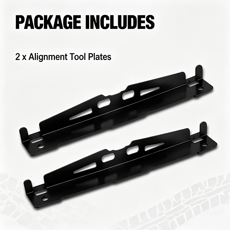 TEMU Universal Car Wheel Alignment Tool Plate Heavy Duty Toe Adjustment Gauge, Automotive Suspension Alignment Measuring Tool For Diy Vehicle Repair,