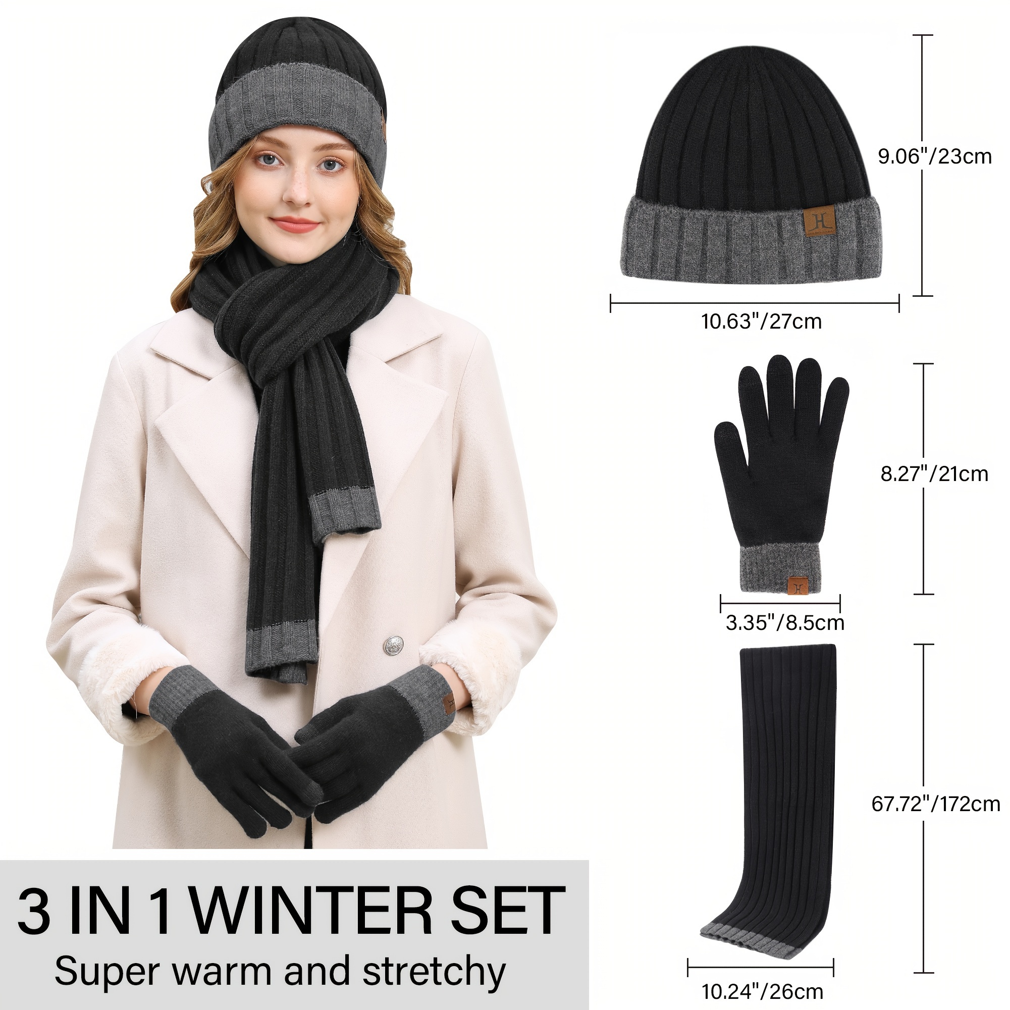 

Set - , Gloves, Scarves - Christmas Holiday , , - Unisex Cap