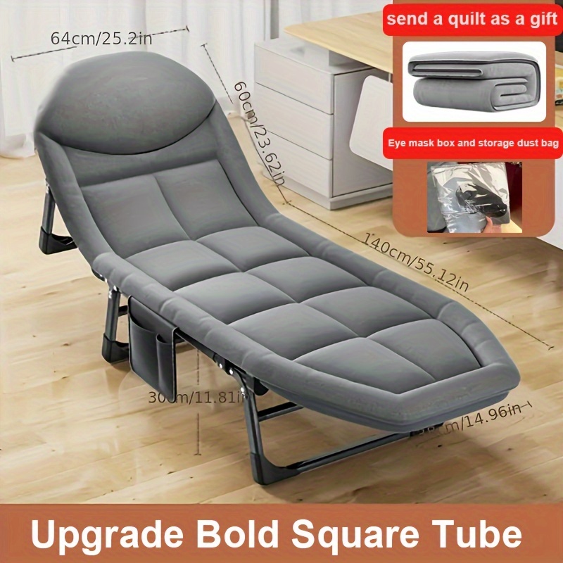 

Outdoor Folding Bed, Outdoor Portable Recliner, Space-saving Design, Comfortable For Camping, Patio, Garden, Easy Storage