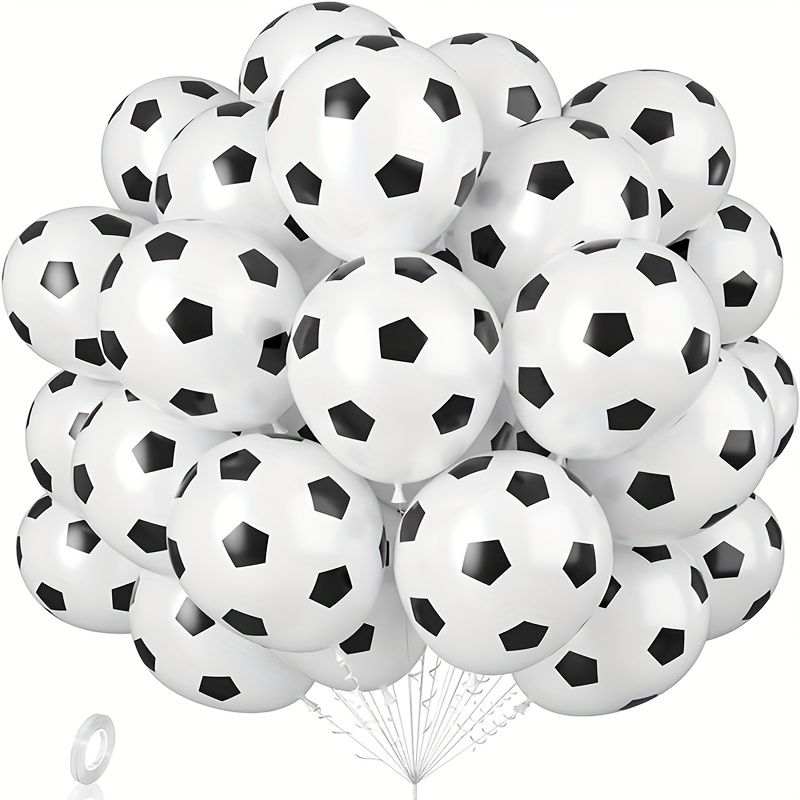 

20pcs Football Balloons 12 Inch Soccer Balloons For Shower Birthday Party Football Soccer Party Sports Themed Party Summer Party Decorations Supplies
