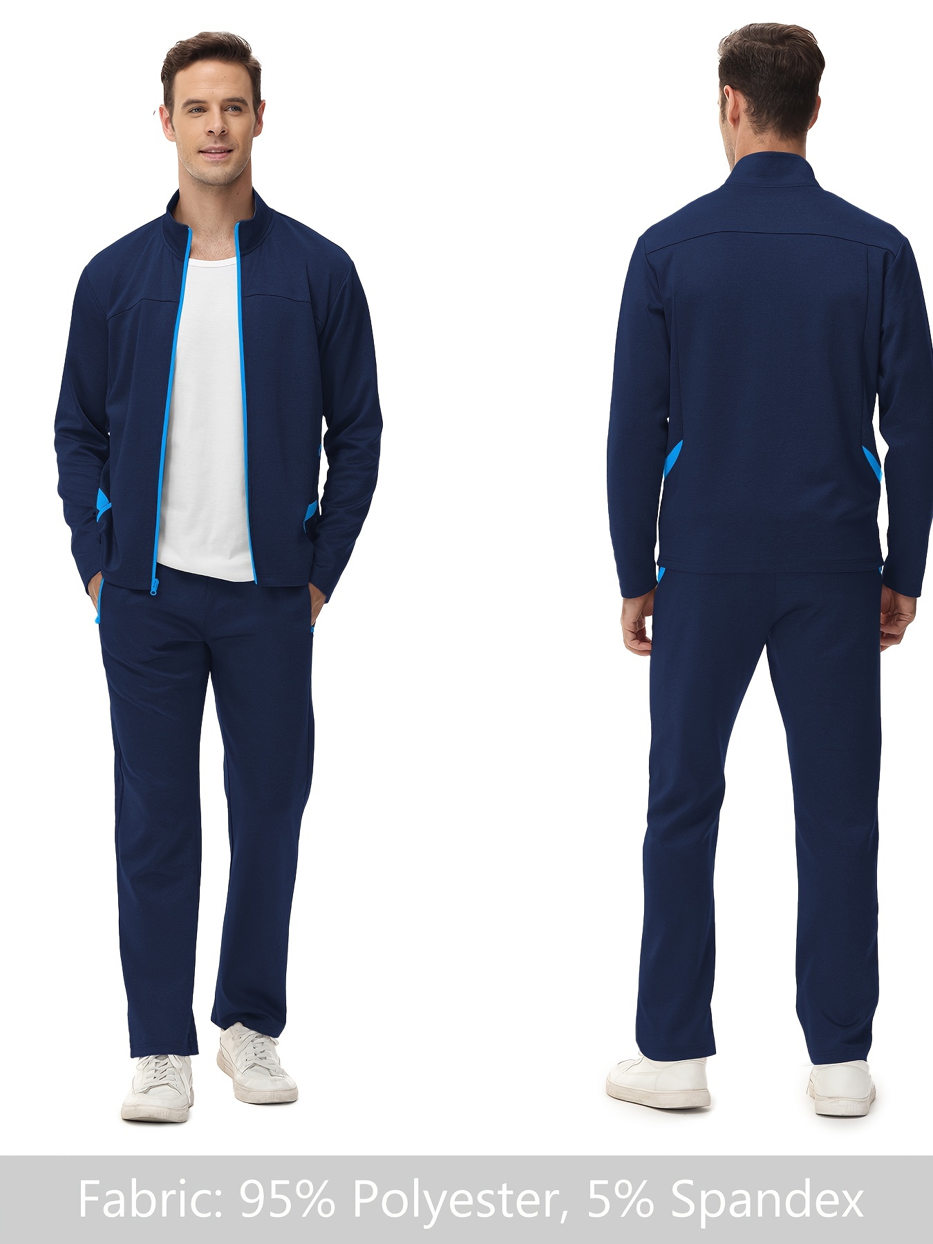 mens track suits 2pcs sweatsuit set men jogging suits sets - Temu