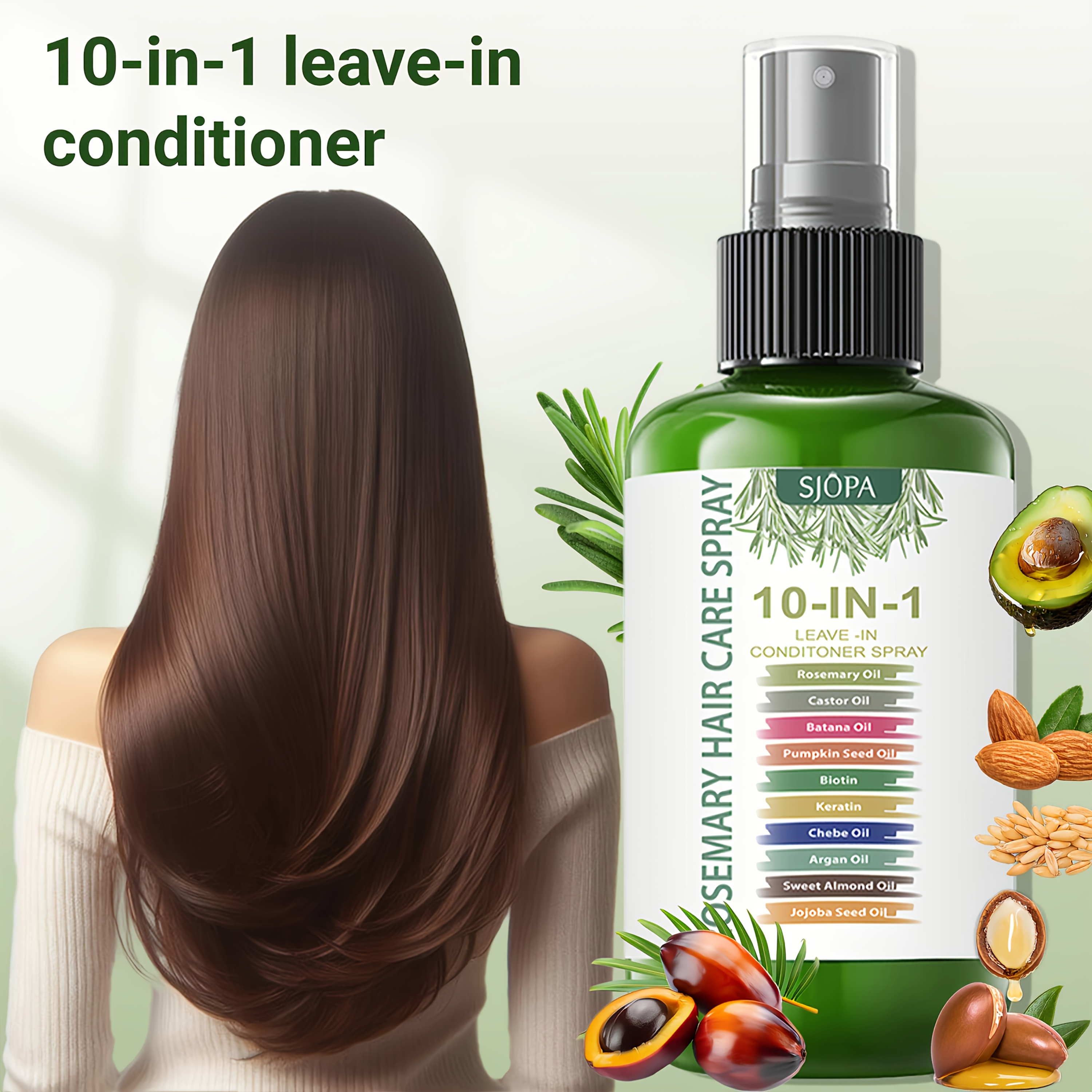 TEMU This 10-in-1 Contains Argan Oil, Keratin, And Coconut Oil. A Molecular Hair Mask Suitable For Dry Or Damaged Hair, Hair Damaged By Chemical