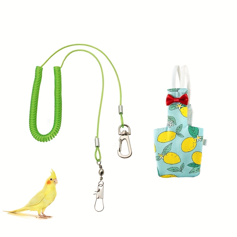TEMU Bird Diaper Pants With Leash And Lead Rope, Pigeon Diapers And Leashes, Cockatiel Parrot Diapers, Bird Diapers, Pigeon Pants, Bird Clothing