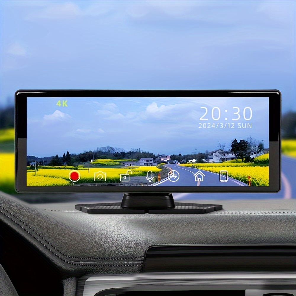 10.26インチ大画面CarPlay/Android Auto対応 すぅ 車載モニター