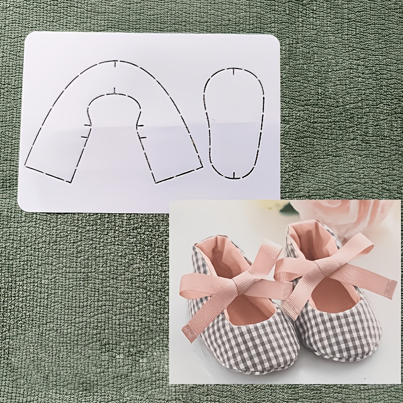 TEMU Pochoir de couture PET pour pantoufles d'intérieur à motif de marguerites - Idéal pour le dessin et l'artisanat, convient aux amateurs
