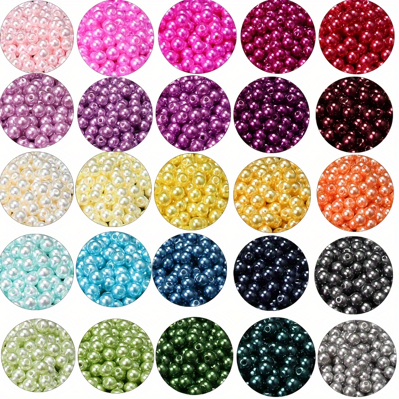 

100pcs Germeglity 8mm Colorful Acrylic Beads - Glossy , Solid Spacer Beads In Assorted Colors For , Charms & Bracelets Crafting, Making|glossy Beads|shiny Bead Surface, Germeglity