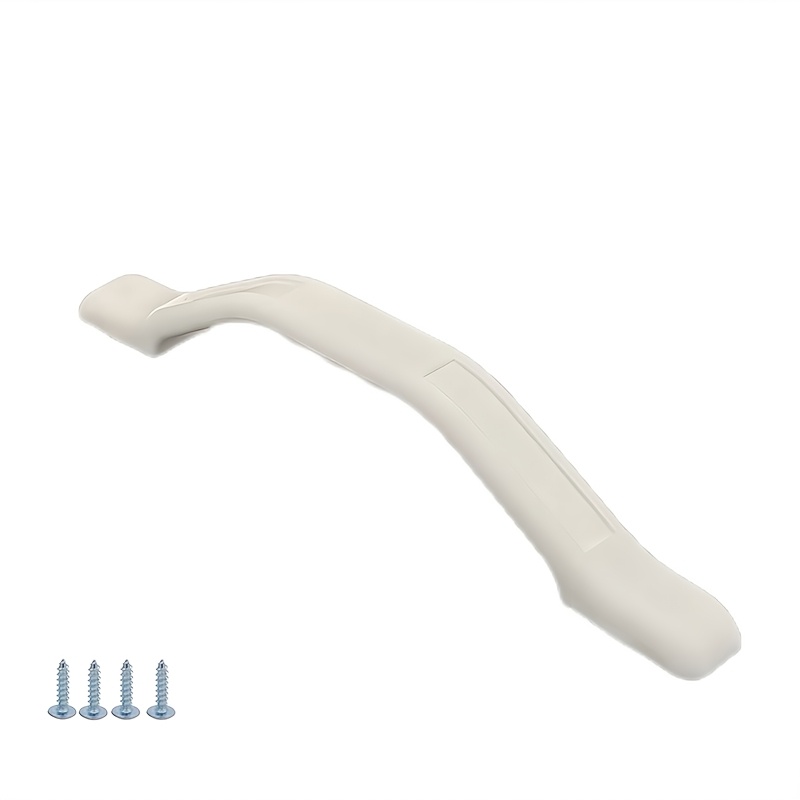 TEMU Lot de 5 poignées de porte pour camping-car, poignée d'assistance de sécurité universelle blanche de 11 pouces avec vis pour accessoires de