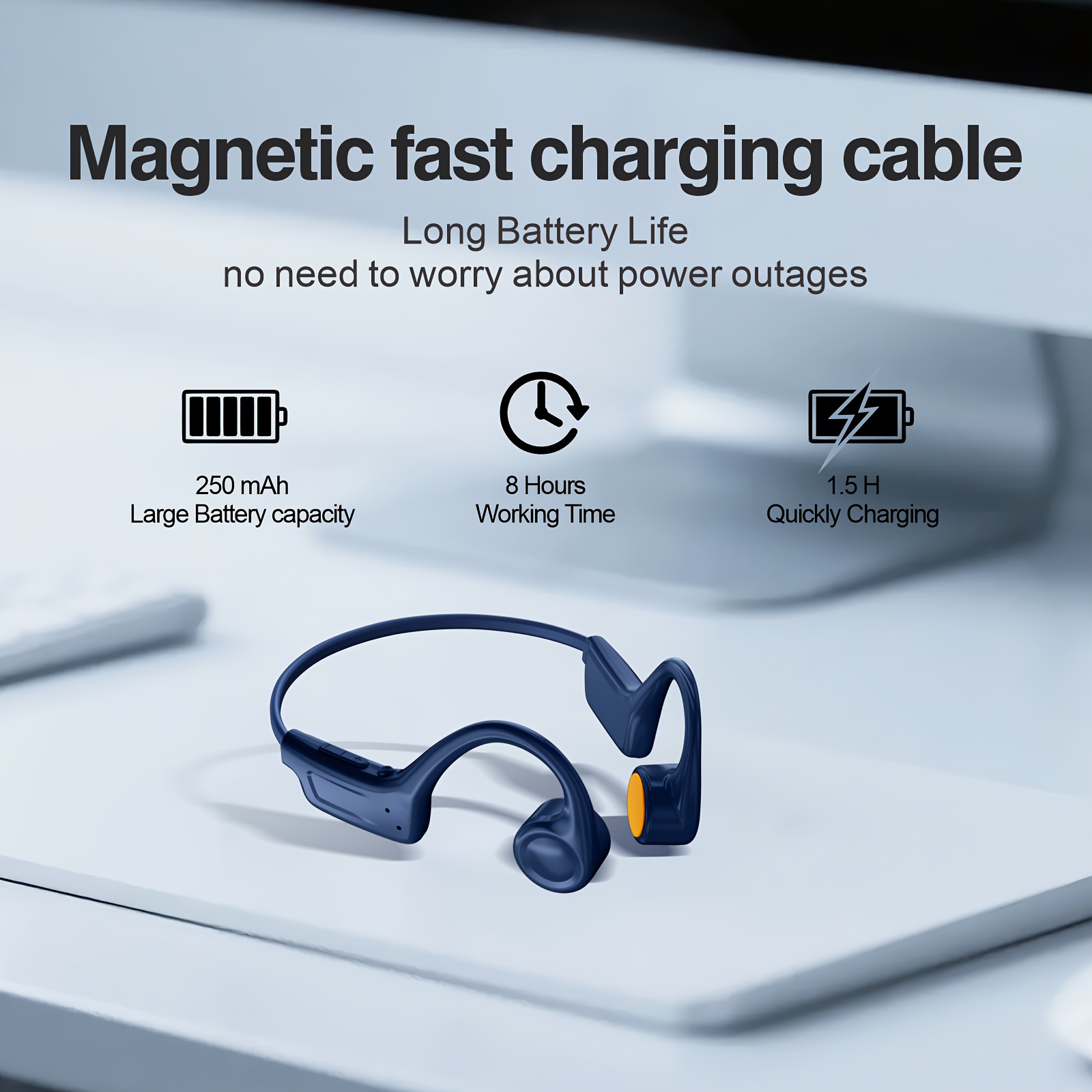 Conducción ósea Cable Para Cargar Auriculares InalÃ¡mbricos