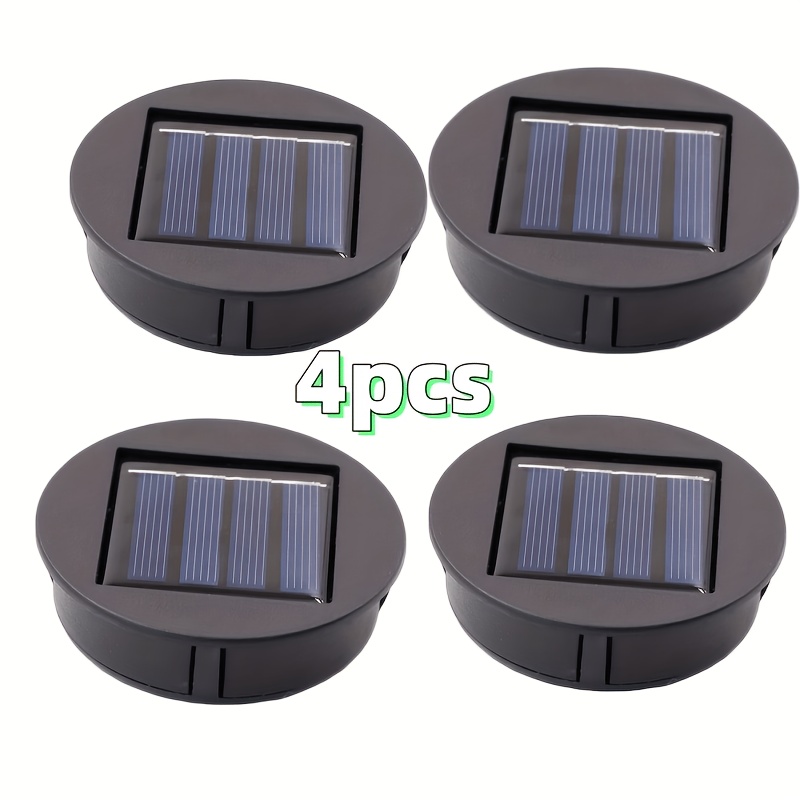 TEMU Juego de 2-3 o 4-6 piezas de pantallas solares para exteriores, adecuadas como piezas de repuesto para lámparas colgantes de exterior, añadidos