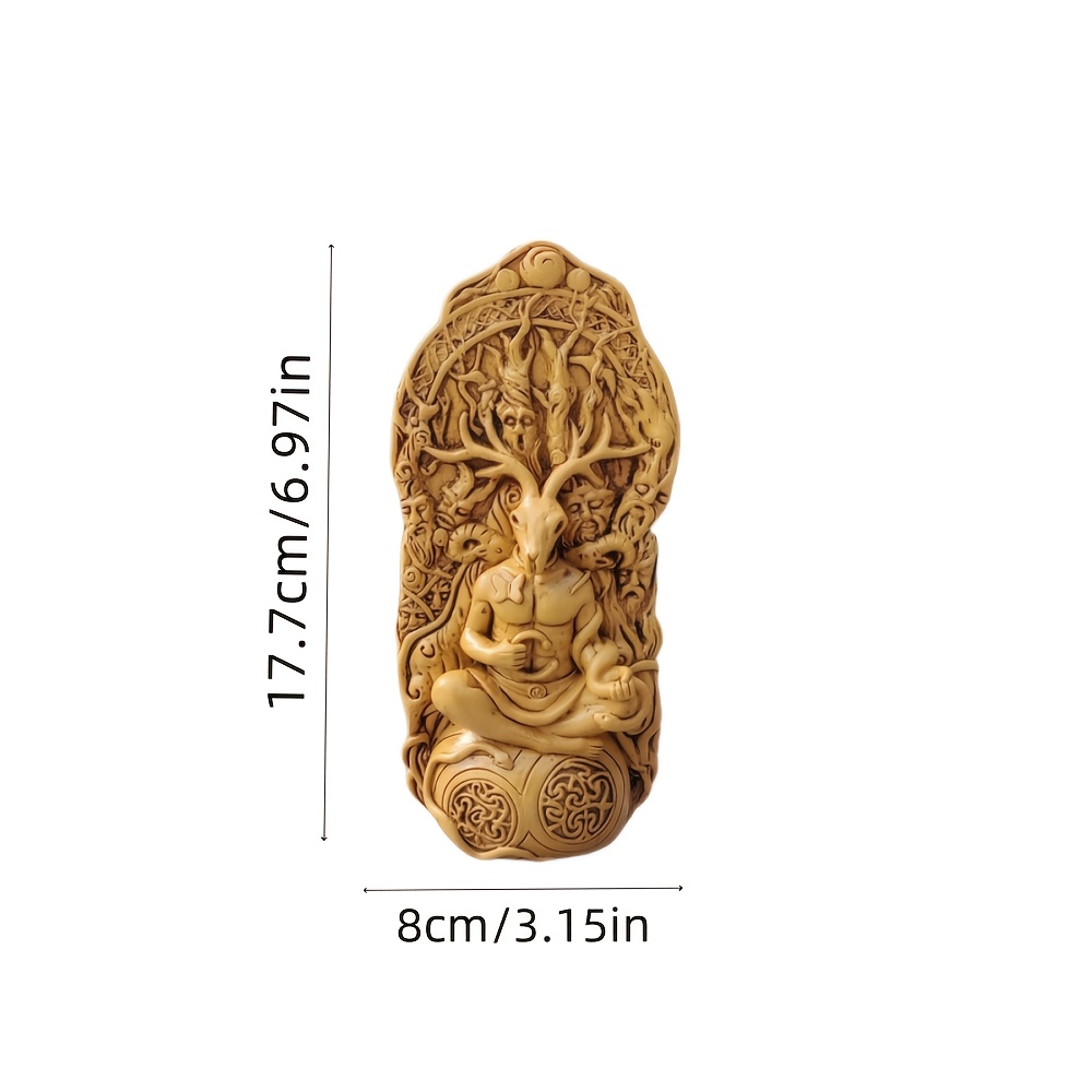 1pc, Statue Of The God Pan, Nordic Statue, Altar Decoration For Statues, Home Decoration, Home Decor