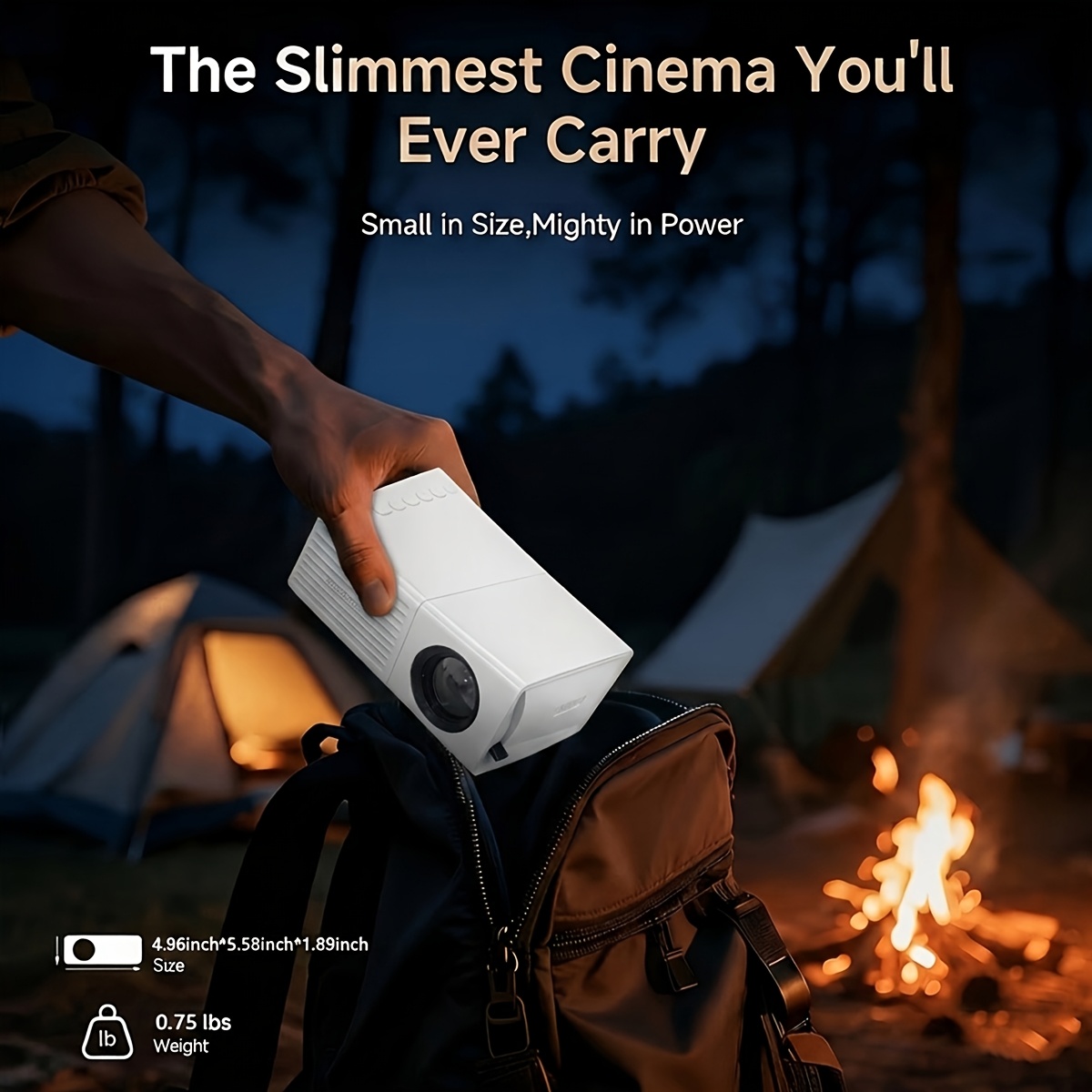 Home Theater Mini Projector with Screen Mirroring
