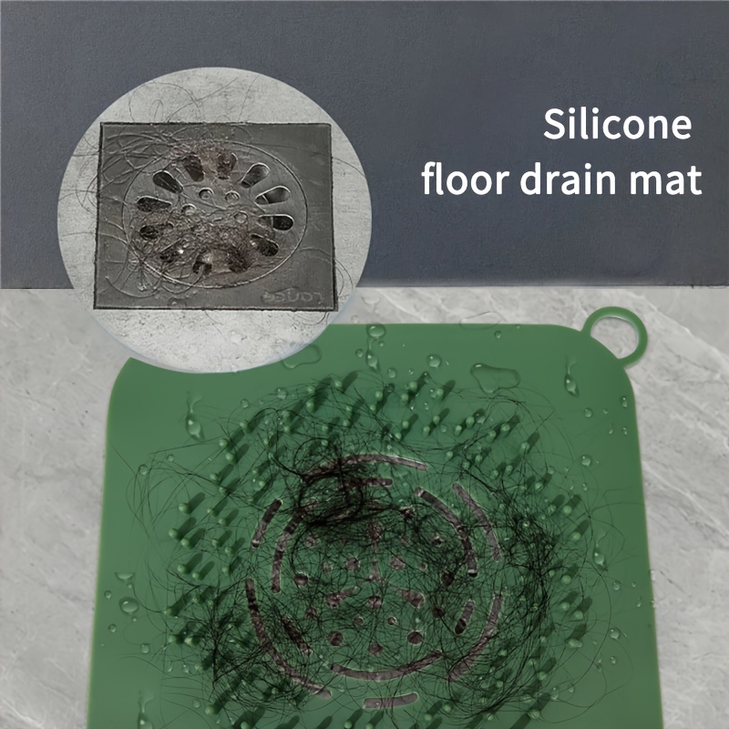 

Silicone Drain Mat, Bathroom And Kitchen Sink Anti-clogging Filter Mat, Bathroom Supplies, Bathroom Accessories