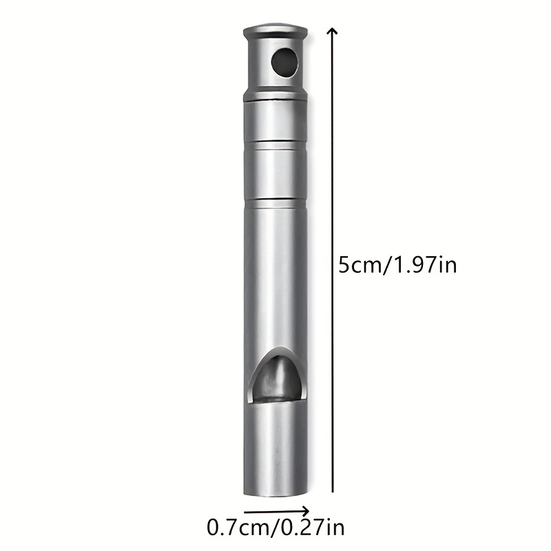 Titanium Alloy Whistle Emergency Whistle With Lanyard Safety Survival Whistle Ultralight Camping Whistle Hiking Outdoors Emergency
