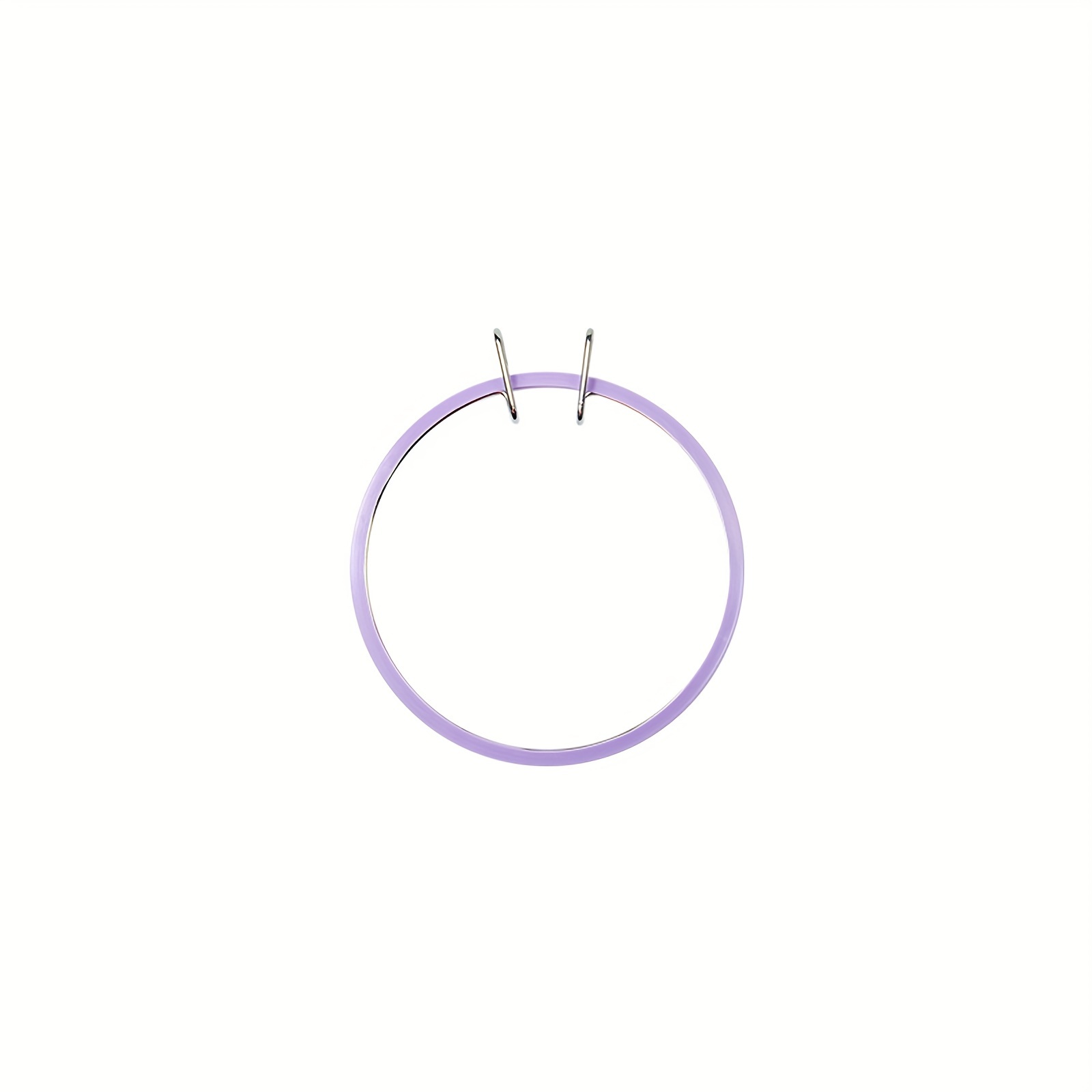 

1pc Ben Elastic Embroidery Hoop Frame - , Quick Tension Ring For Stretching Fabric, Suitable For Thin Cloth, Embroidery Tool With Metal Spring Ring