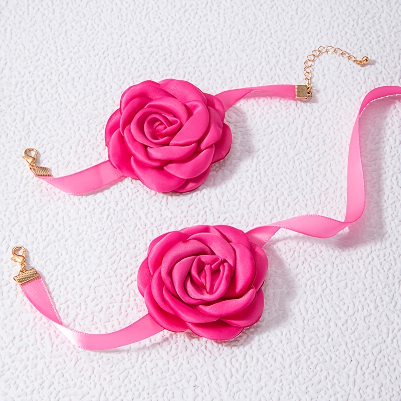 Polyester Floral Jewelry Set for Party Banquet Friends
