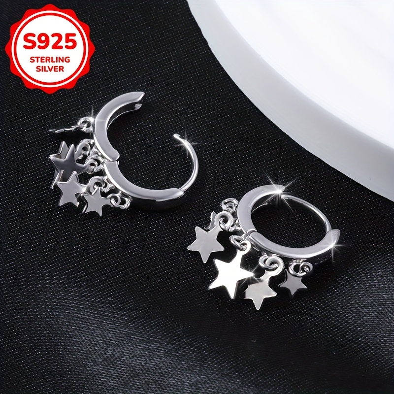 Women's Celestial Symbol Tassel Earrings, Lightweight