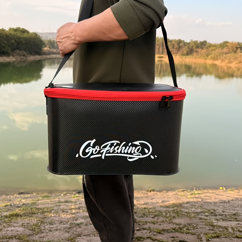 E-shop Leichte, multifunktionale EVA-Angeltasche: Geräumig, faltbar, ideal für Camping- und Angelseiten