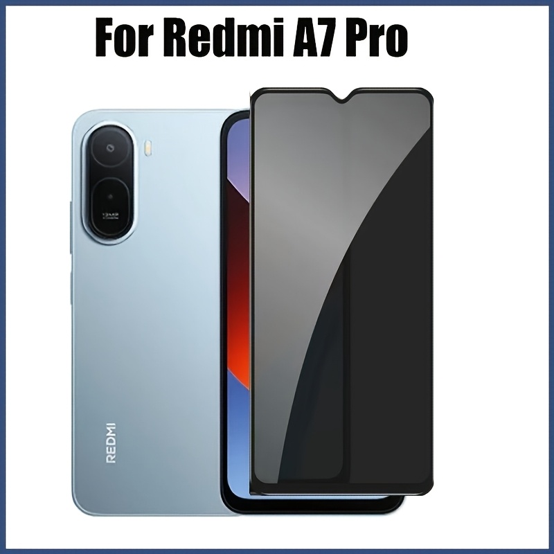 TEMU ("2 piezas) para Redmi A7 Pro Anti-Spy Privacidad Cerámica Película Protector de Pantalla Cobertura Completa Película Frontal