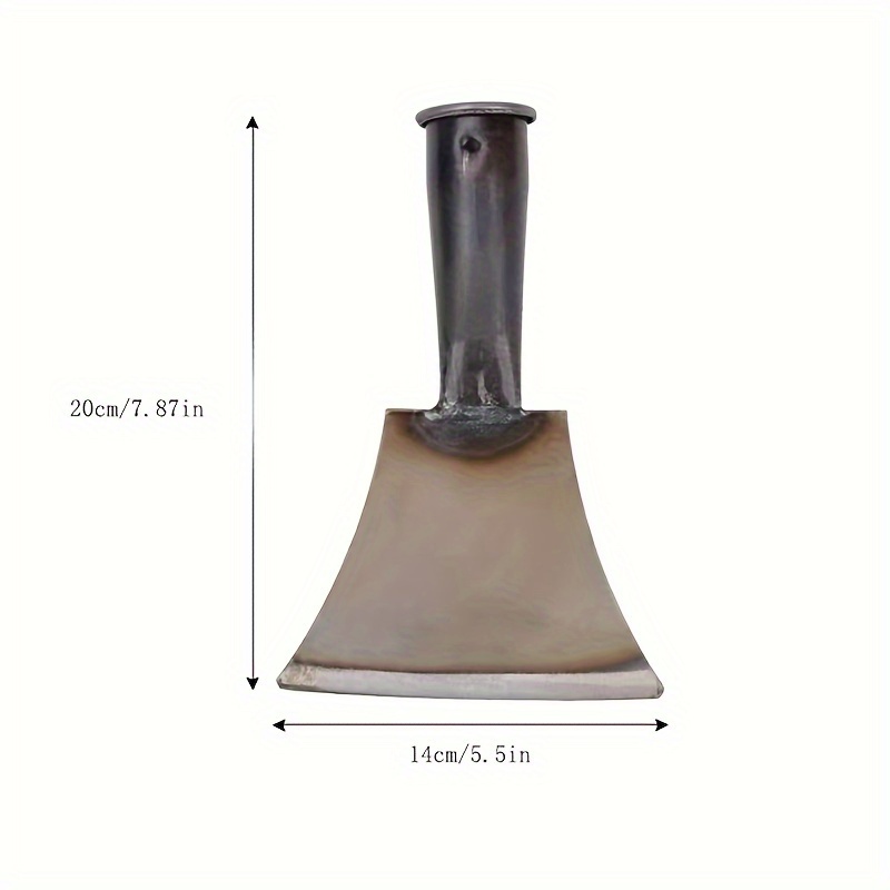 Image of 1 Multifunctional Metal Shovel Suitable For Gardening, Cement, Scraping, Removing Bark, Ice, And Cleaning - A Versatile Flat Shovel For Wall And Floor Cleaning