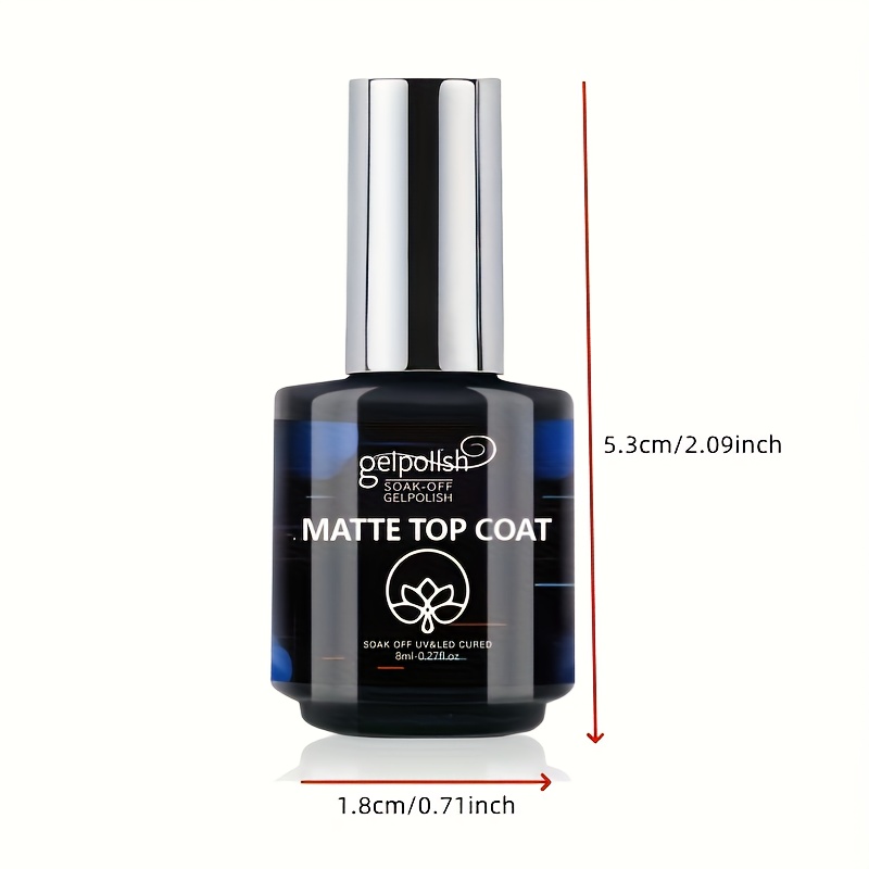 Image of Gel Polish 8ml Matte Gel Nail Polish Shine End And Long-lasting Soak-off Led Nail Lamp Gel Nail Polish Design Gifts For Women
