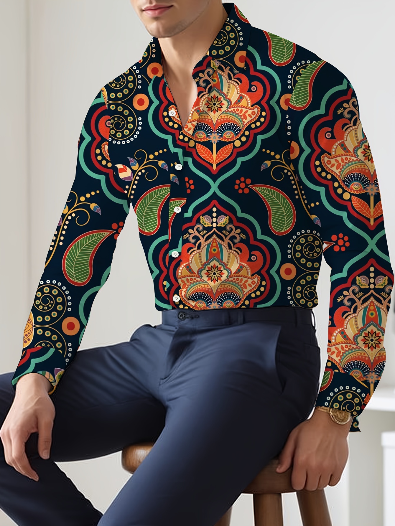 Chemise VÃªtements Homme Originaux Chemise Boutonnée à Manches