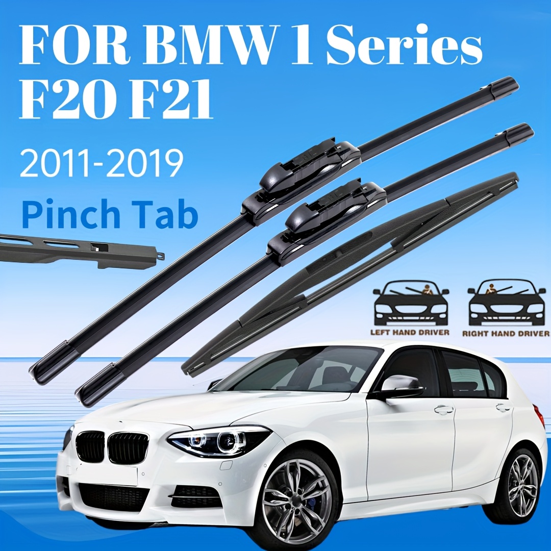 Car Front Rear Wiper Set For 1 Series F20 F21 From 2011 To 2019 Windshield Wiper Blade 22"+18"+12"(for Rhd And Lhd Hand Drive)