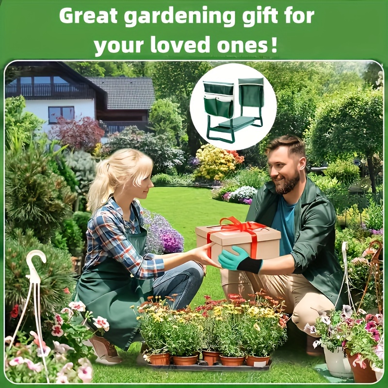 lightweight foldable garden stool heavy duty non slip design for kneeling sitting space saving outdoor chair perfect gardening gift Product details 6