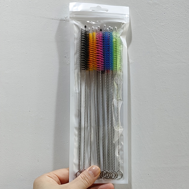 TEMU 12pcs Stainless Steel Cleaning Brush Reusable Cleaning Brush Kitchen Supplies - Cleaning Glass, Multipurpose Kitchen Cleaning Brush, Cleaning