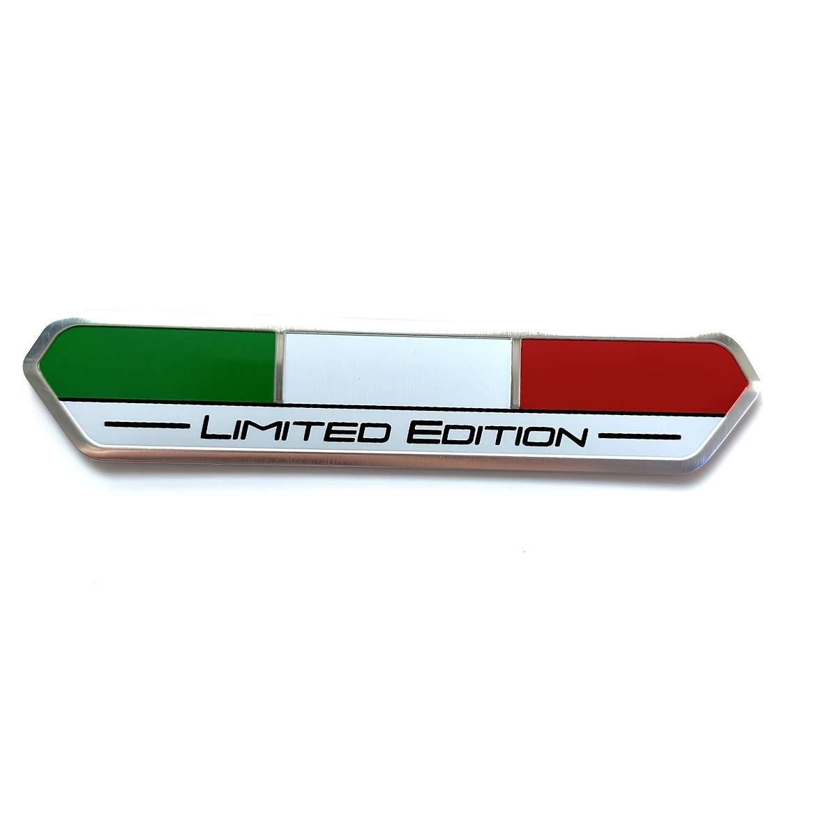 TEMU EDICIÓN para Coche Italiana 3D Metal Aleación de Aluminio Sticker Adecuado para SUV, Coches, Motocicletas, Maletero, Capó, Guardabarros, Puertas