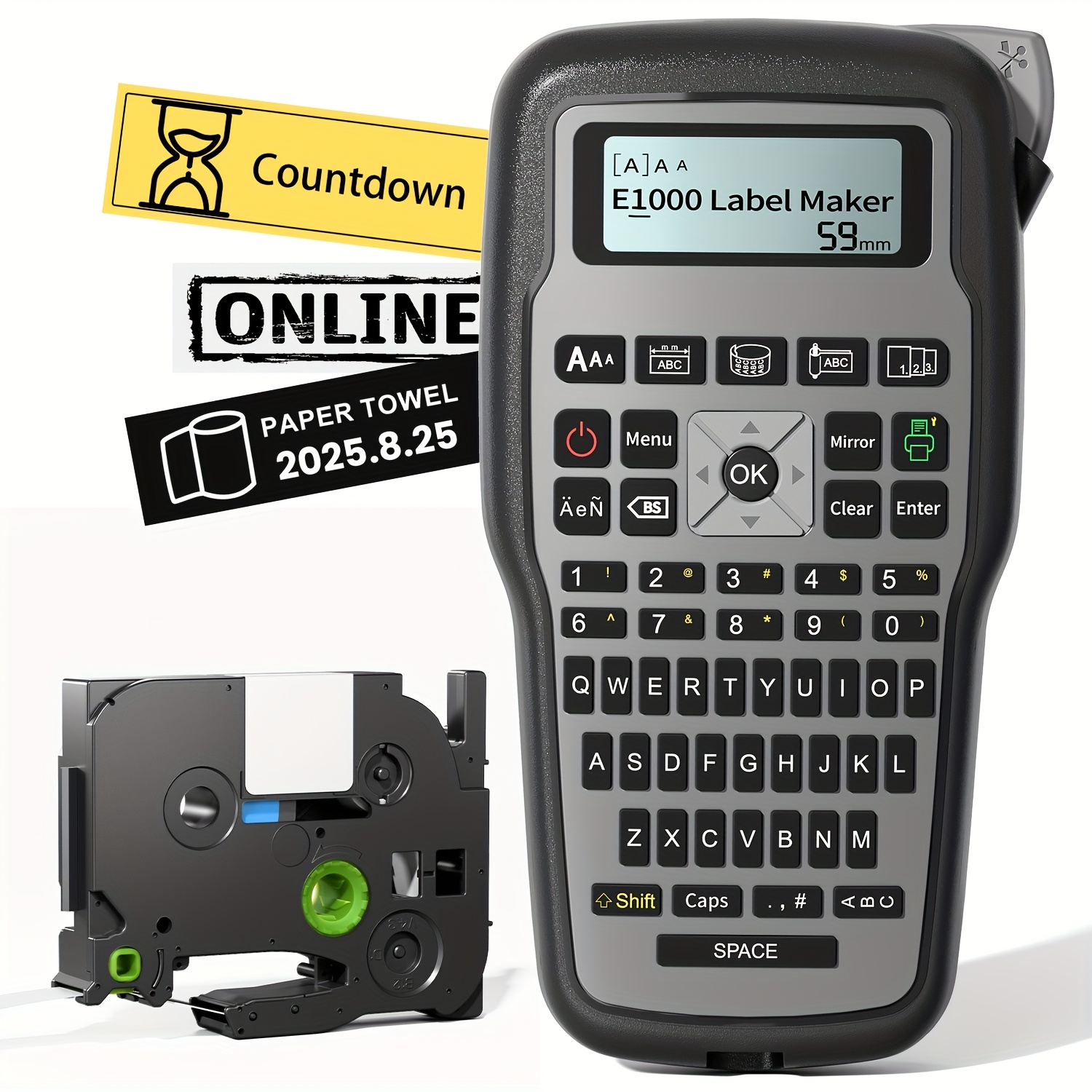 label makers sold on Temu United States