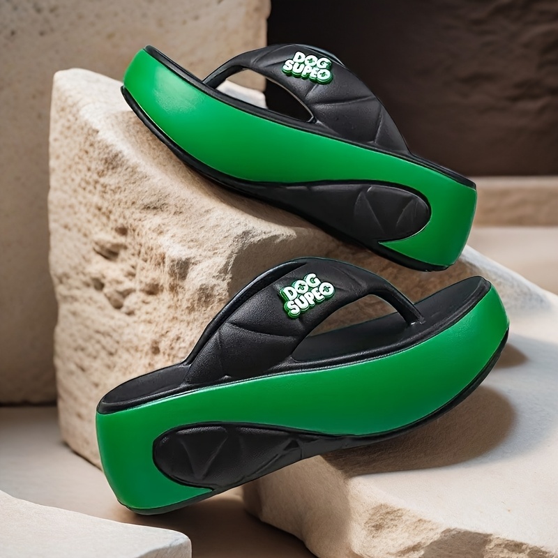 Women's Comfy EVA Slide Sandals - Open Toe, Slip-On Design with Thick Sole for Indoor/Outdoor Use, Beige & White Textured Pattern, Casual Beach Slides, Outdoor Slippers | Casual Comfort | EVA Material