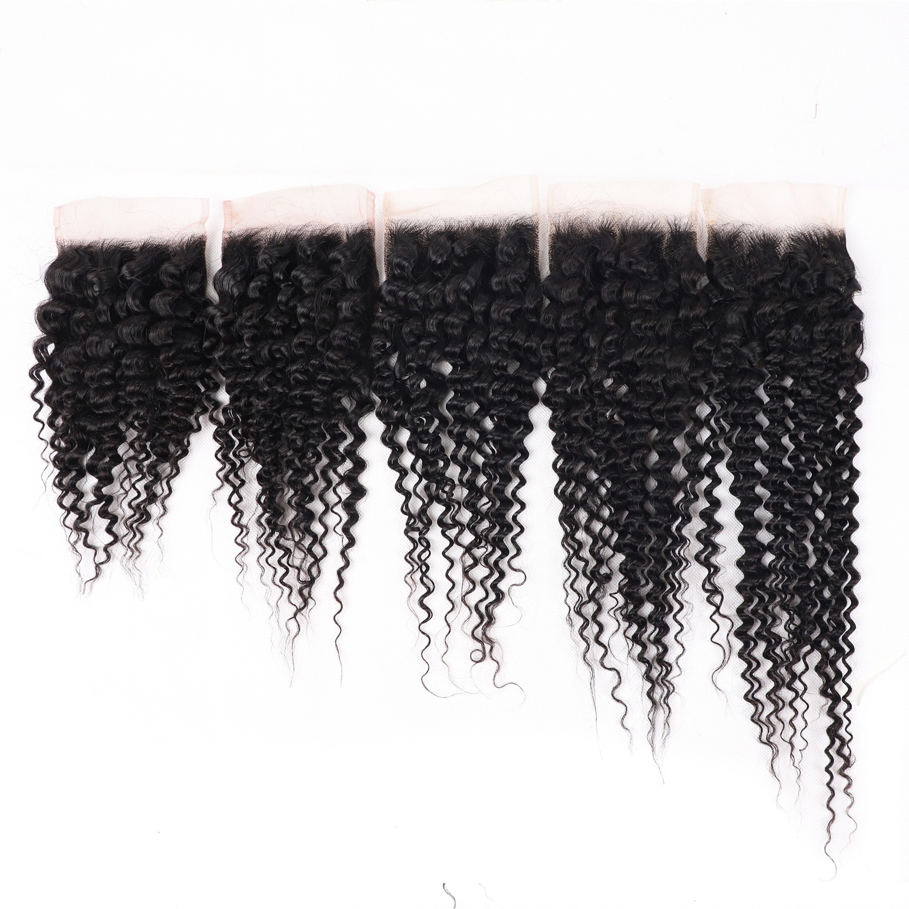 5x5 Hd Transparent Lace Closure Mongolian Afro - Temu