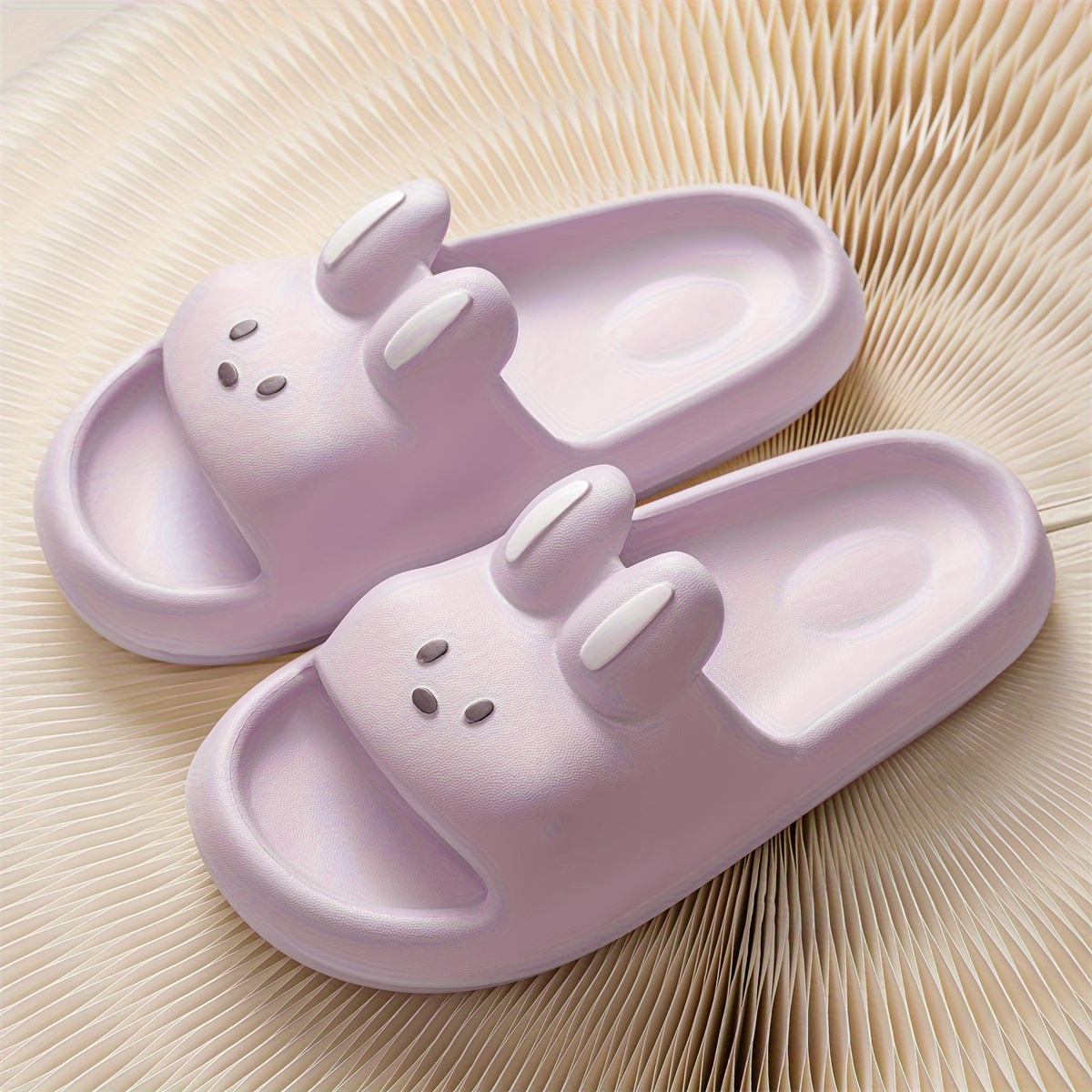 Image of Cute Rabbit Soft And Cute Indoor Lightweight Daily Casual Indoor Home Comfortable Soft Cartoon Summer Slippers Boys Girls Tz-15201/15201t