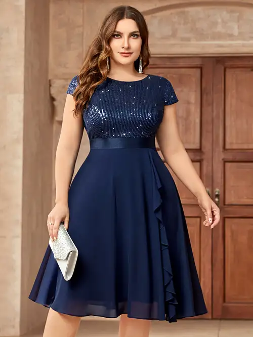 Homecoming Dress Dark Blue Knee Length Dress Wedding Guest Fashion Dresses After Attire Women Miusol Maxi Homecoming Dress Dark Blue Knee Length Dress Wedding Guest Fashion Dresses After Attire Women Miusol Maxi