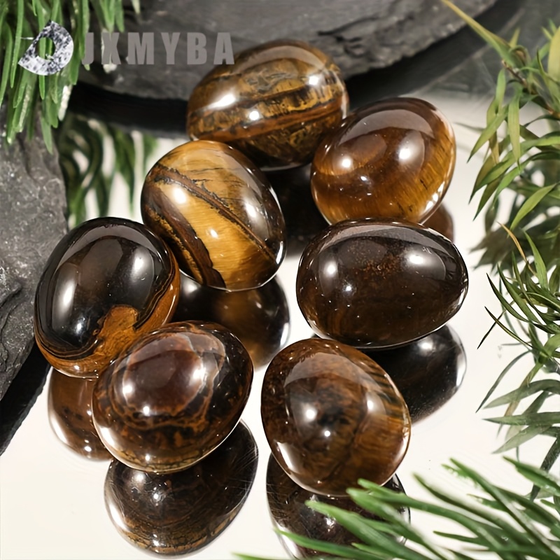 

Jxmyba 1pc Natural Tiger Gemstone Egg - Hand Polished Egg Stone, Crystal Pocket , Lovely Jewelry Accessories For Decoration, Arts And Crafts Gifts