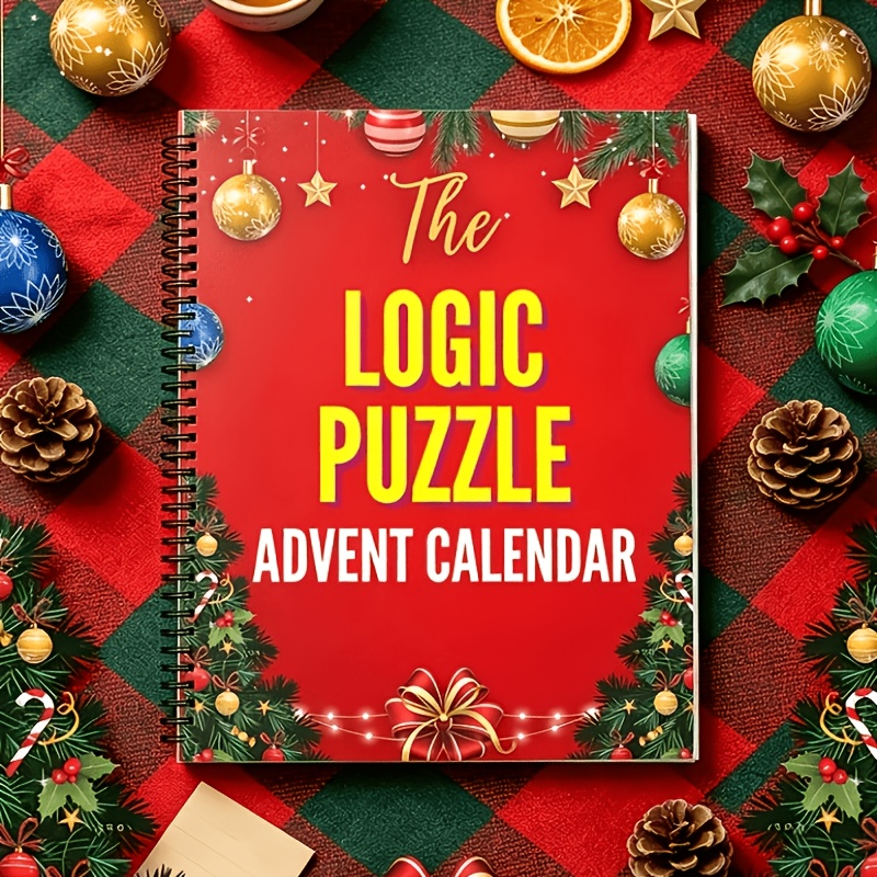 Logic Puzzle Book for Adults, 25 Easy to Medium Puzzles