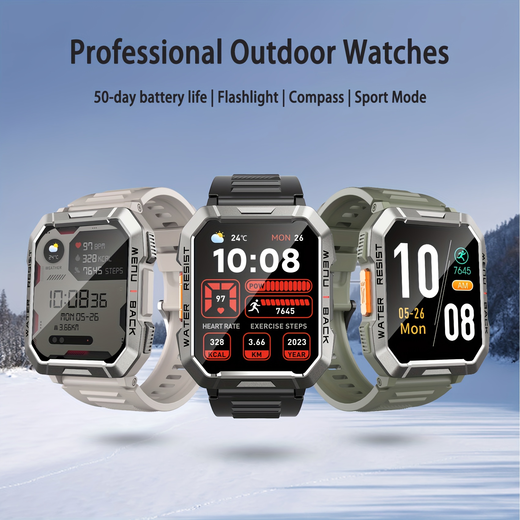 smartwatch for man women call answer dial   assistant   83 inch sports smartwatch fitness tracking monitor with pedometer calorie distance   valentines day gift birthday gift Product details 23