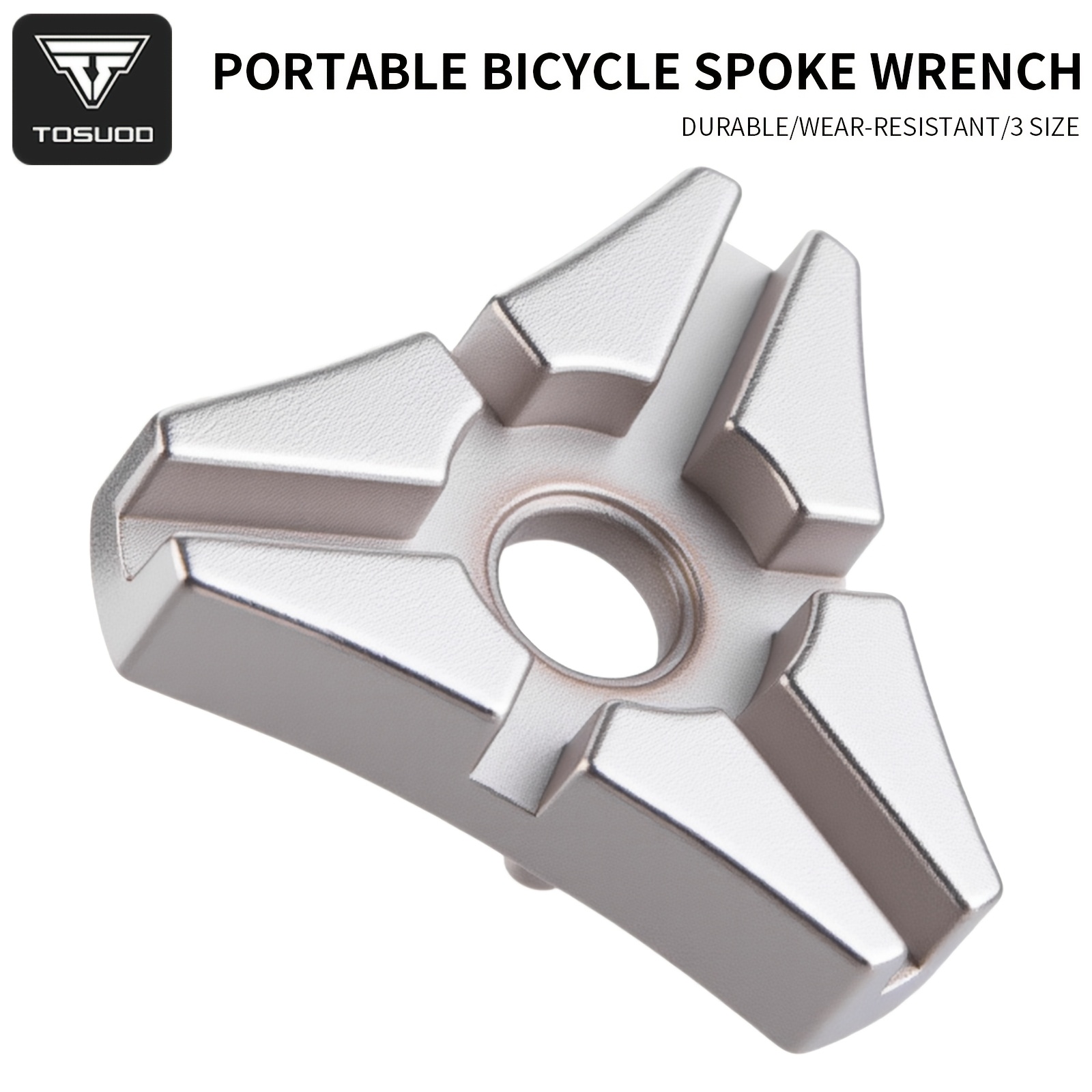 E-shop TOSUOD Dreieck 6-Port Speichenmutter Schraubenschlüssel Fahrrad Reparatur Werkzeug Speichenwerkzeug Mountainbike Draht