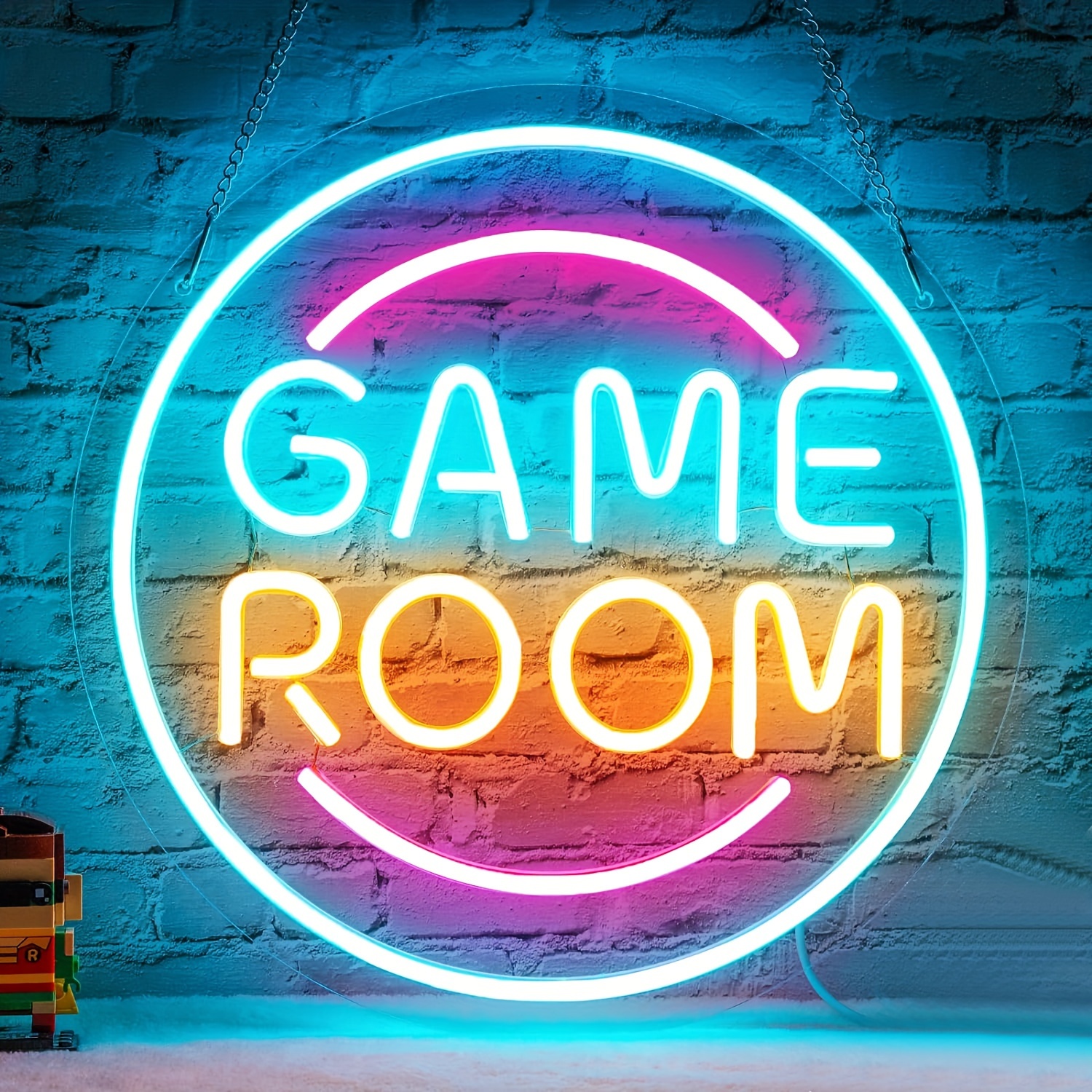 Game Room feliratos Lámpa