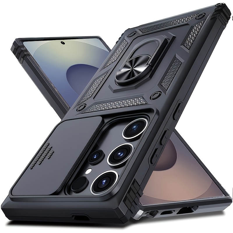 TEMU Coque de téléphone : Coque pour for Samsung for Galaxy S26 Ultra, S26 Plus, S26, S25, S24 Ultra, S23 Ultra, séries FE, avec cache-appareil photo