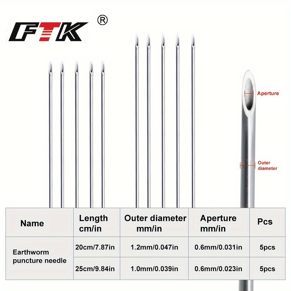 ftk 5pcs 20 25cm lure baiting needles suitable types lures Temu