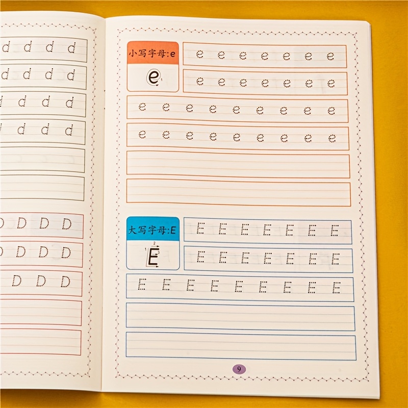 A-Z English Alphabet Pen Control Practice Book, Beginner